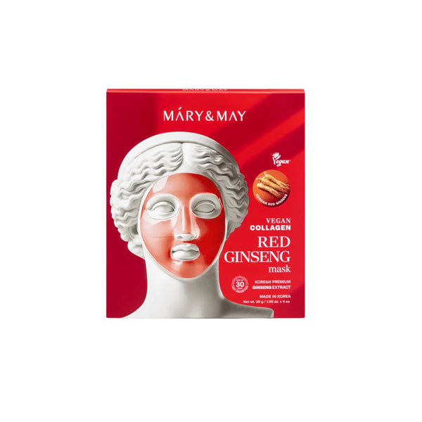Mary & May – Vegan Collagen Red Ginseng Mask (30 g)