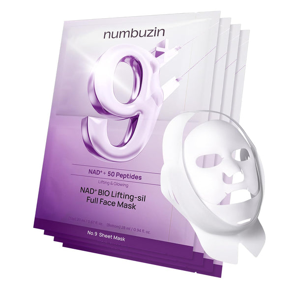 Numbuzin – No.9 NMN + 50 Peptides Bio Lifting-sil Full Face Mask