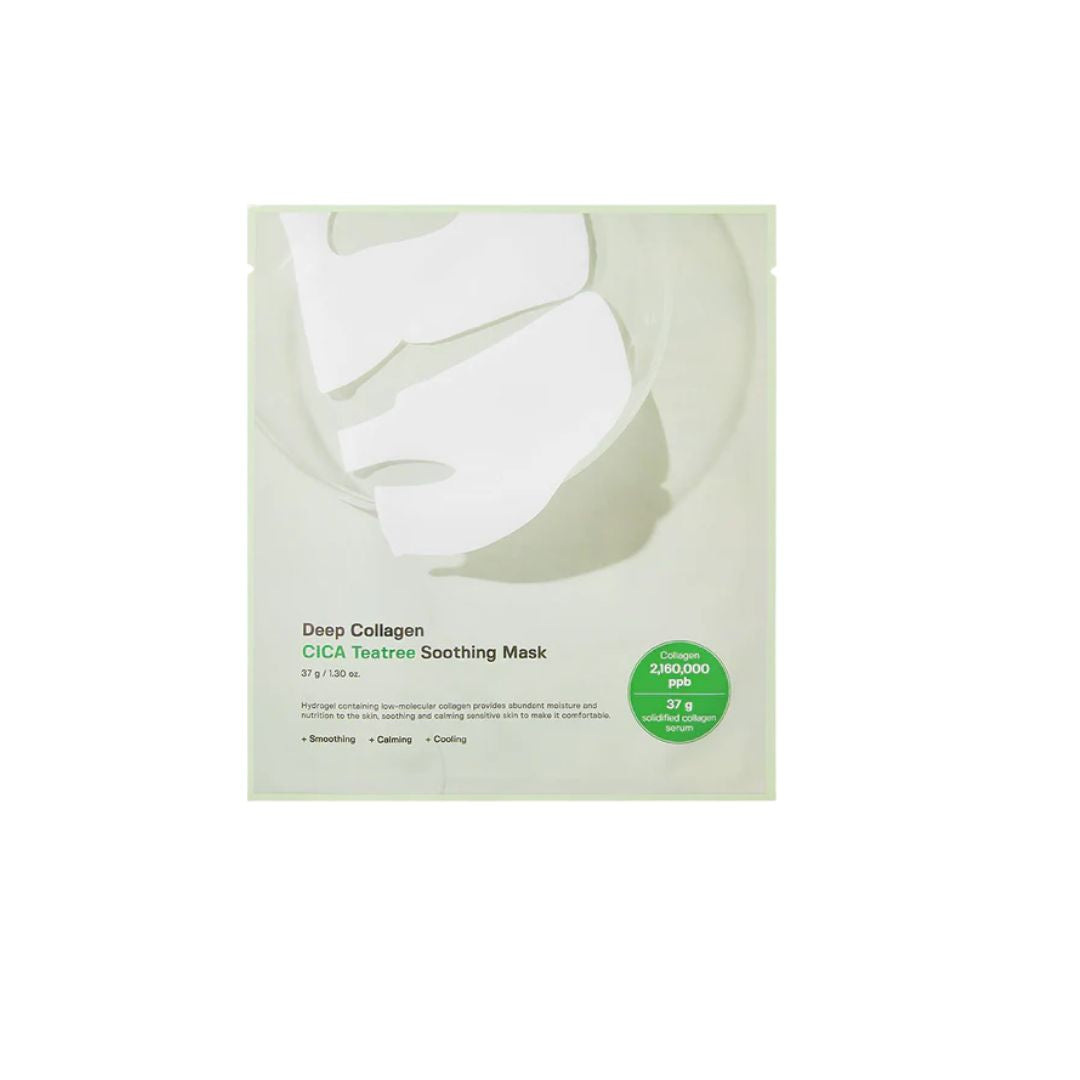 SUNGBOON EDITOR – Deep Collagen CICA Tea Tree Soothing Mask (37 g)